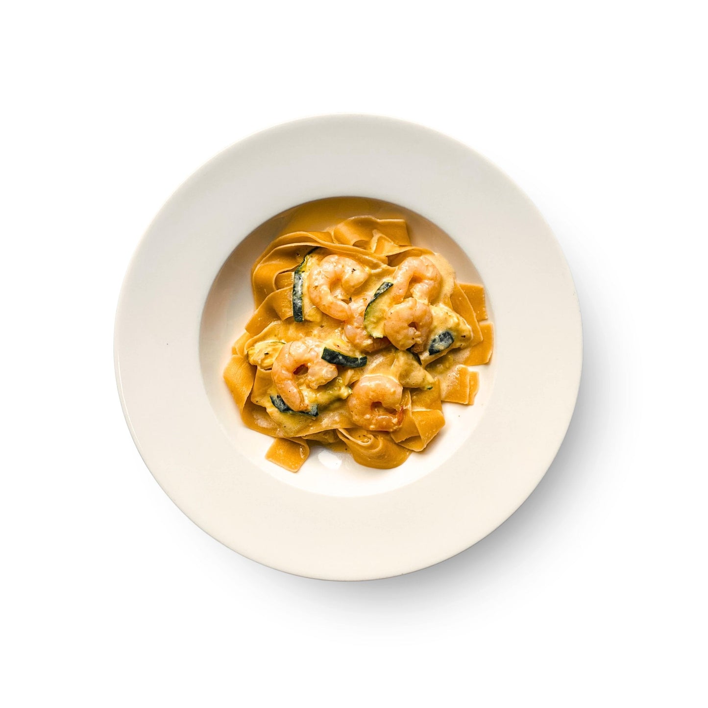 Papardelle Zuchini Gamberi