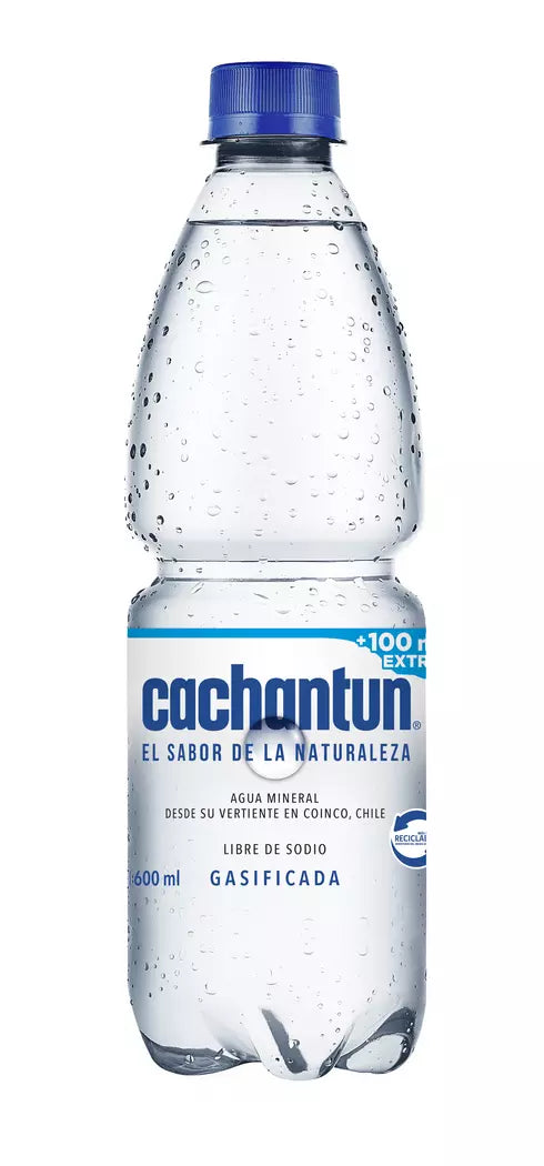 Agua Cachantun con gas 600 cc